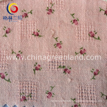 Cotton Printed Jacquard Fabric for Woman Garment Textile (GLLML084)